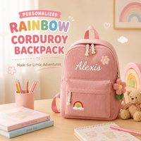 Personalized Meadow Corduroy Backpack
