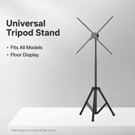 ClearView™ 3D Hologram Fan Protective Display Enclosure