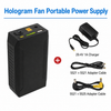 ClearView™ 3D Hologram Fan Protective Display Enclosure