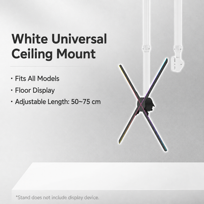 ClearView™ 3D Hologram Fan Protective Display Enclosure