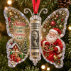🔥Last Day 49% OFF🦋💵 Christmas Cash Gift Butterfly Ornament – Holiday Money Holder Keepsake 🎄✨