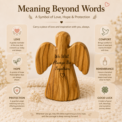 Personalized Wooden Angel Keepsake