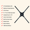 3D LED Hologram Fan Display with App Control and Optional Stand