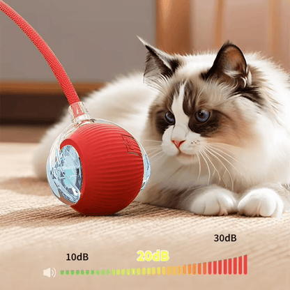 Self-Moving Cat Toy Ball – 360° Auto-Rolling, Smart Interactive Pet Ball for Indoor Cats & Small Dogs