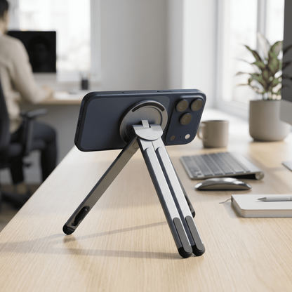 360° Foldable Magnetic Multi-Device Stand