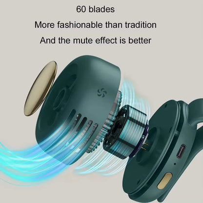 Tragbarer, wiederaufladbarer Clip-Ventilator für die Taille