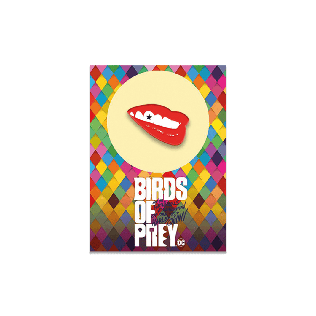 Harley Quinn Birds of Prey Sammler-Pin-Anstecker – Lippen
