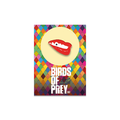 Harley Quinn Birds of Prey Collectable Pin Badge - Lips