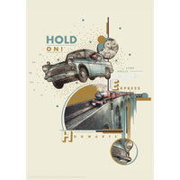 Harry Potter Premium Limited Edition Art Print Weasleys Car