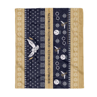 Harry Potter Hogwarts Christmas Fleece Blanket