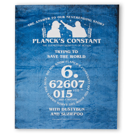 Stranger Things Planck's Constant Fleece Blanket