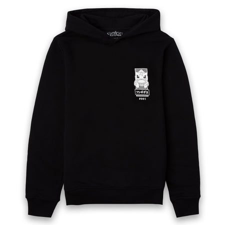 Pokémon Bulbasaur Manga Hoodie - Black