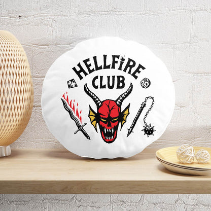 Stranger Things Hellfire Club Round Cushion