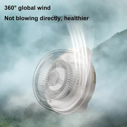 Tragbarer, wiederaufladbarer Clip-Ventilator für die Taille