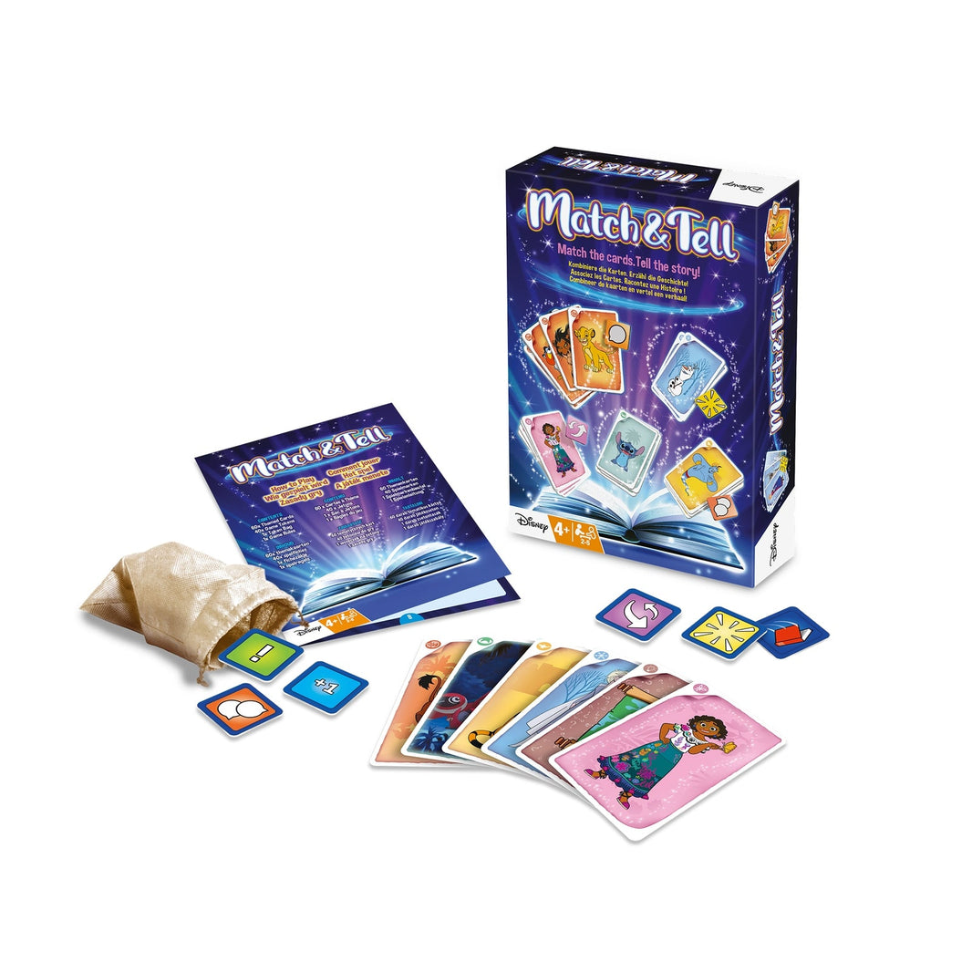Disney Match  Tell Card Game