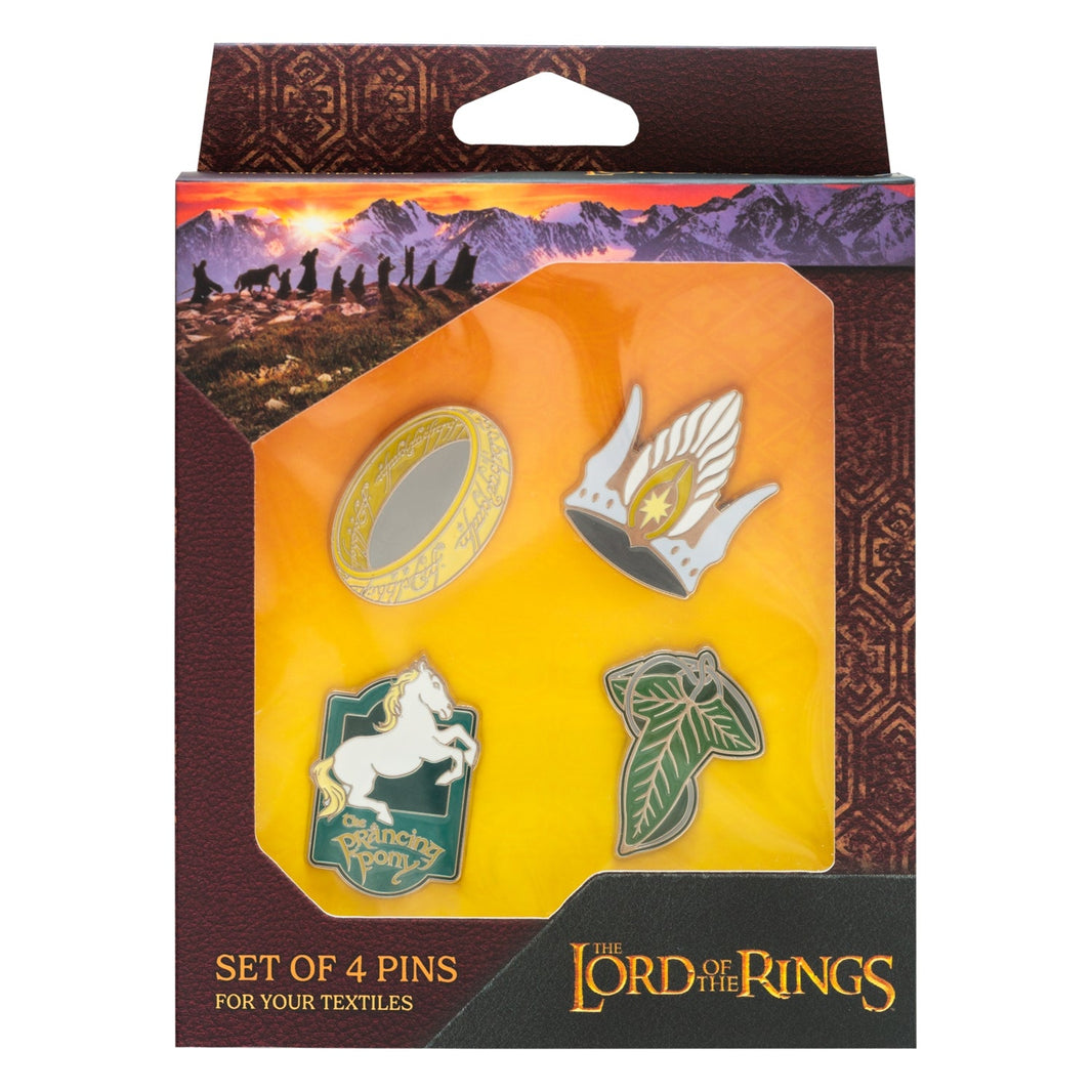 Der Herr der Ringe 4er Set Anstecker