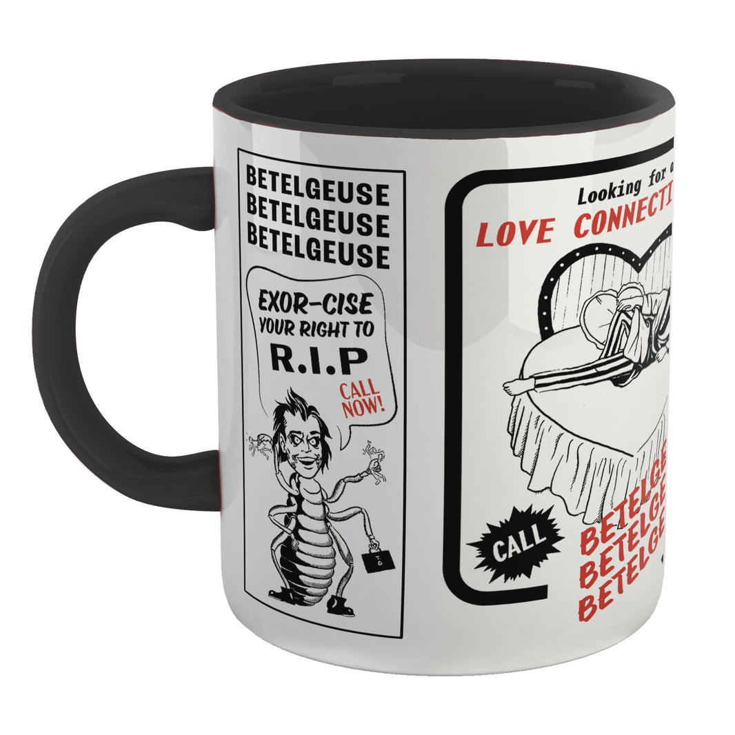 Beetlejuice Sandworm Instructional Mug