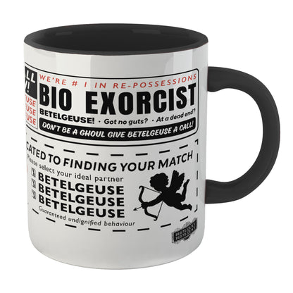 Beetlejuice Jetzt Anrufen Tasse