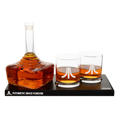 Official Atari 3D Joystick Decanter Set. Decanter 750ML and Glasses 200ML