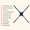 3D LED Hologram Fan Display with App Control and Optional Stand