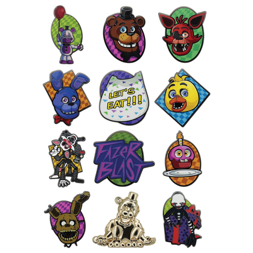 Five Nights at Freddy's Mystery Pin Badges (12er Thekendisplay)