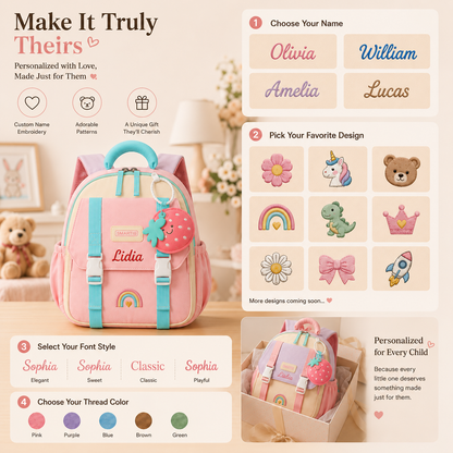 Personalized Trailblazer Toddler Backpack