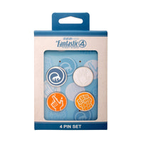 The Fantastic Four: First Steps Symbols Enamel Pin Set