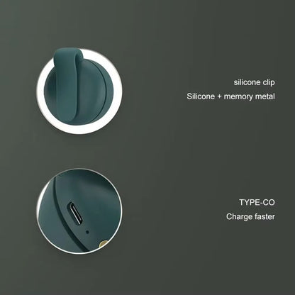 Tragbarer, wiederaufladbarer Clip-Ventilator für die Taille