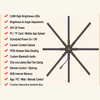 3D LED Hologram Fan Display with App Control and Optional Stand