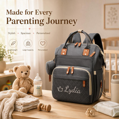 Personalized Multi-Function Diaper Backpack