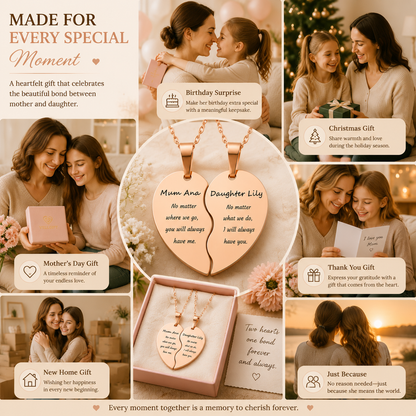 Personalized Mother & Daughter Name Necklace