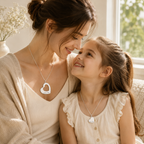 Personalized Mother & Daughter Necklace Set