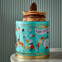 Musical Birthday Biscuit Tin