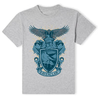 Harry Potter Ravenclaw Drawn Crest T-Shirt - Grey