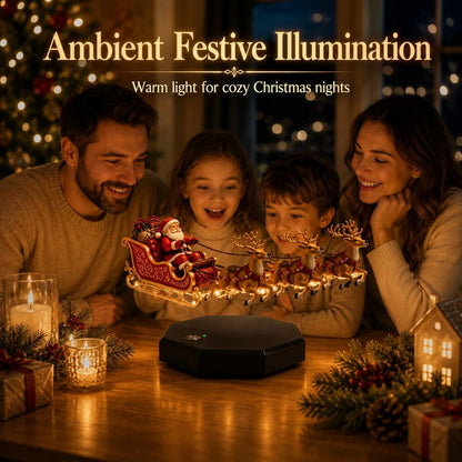 Santa’s Floating Sleigh — Christmas Display
