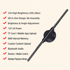 3D LED Hologram Fan Display with App Control and Optional Stand