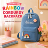 Personalized Meadow Corduroy Backpack