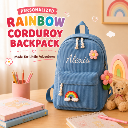 Personalized Meadow Corduroy Backpack