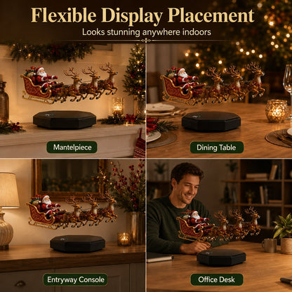 Santa’s Floating Sleigh — Christmas Display