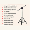 3D LED Hologram Fan Display with App Control and Optional Stand
