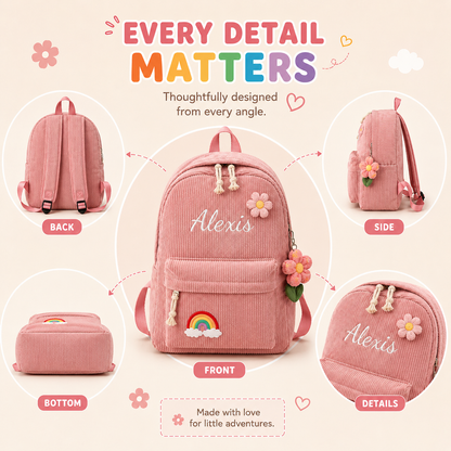Personalized Meadow Corduroy Backpack