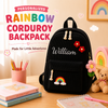 Personalized Meadow Corduroy Backpack