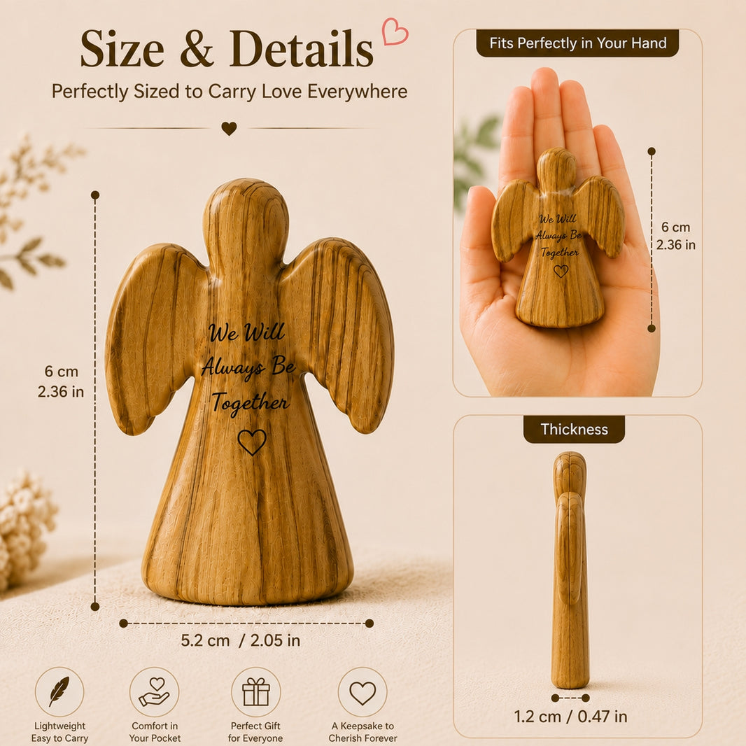 Personalized Wooden Angel Keepsake