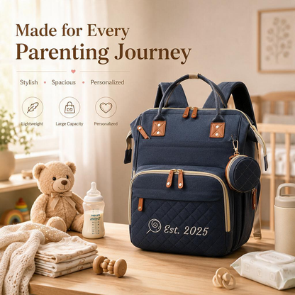 Personalized Multi-Function Diaper Backpack