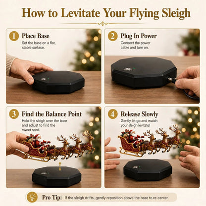 Santa’s Floating Sleigh — Christmas Display