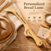 Personalized Engraved Acacia Bread Knife