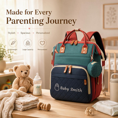 Personalized Multi-Function Diaper Backpack