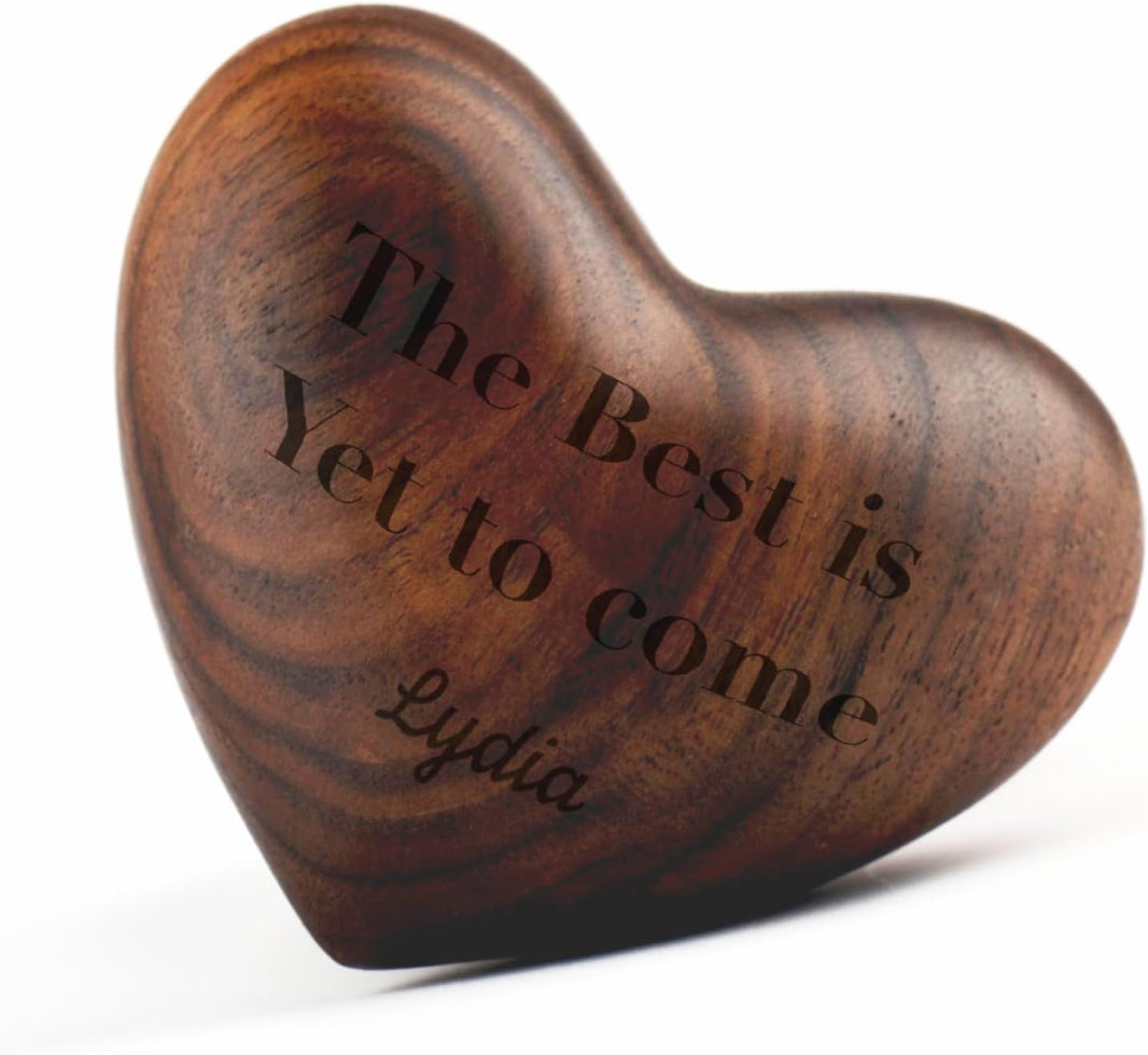Personalized Wooden Heart Keepsake