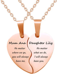 Personalized Mother & Daughter Name Necklace