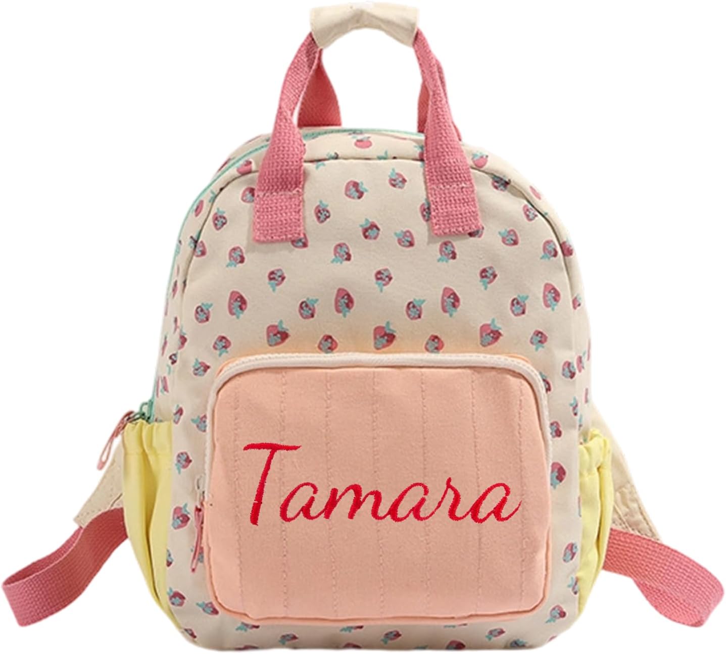 Personalized Strawberry Toddler Backpack